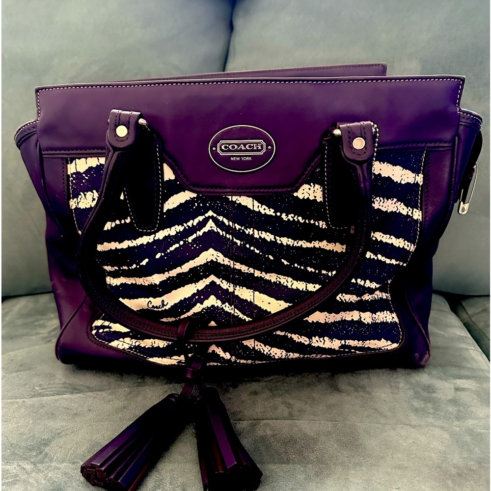 Coach Zebra Bag